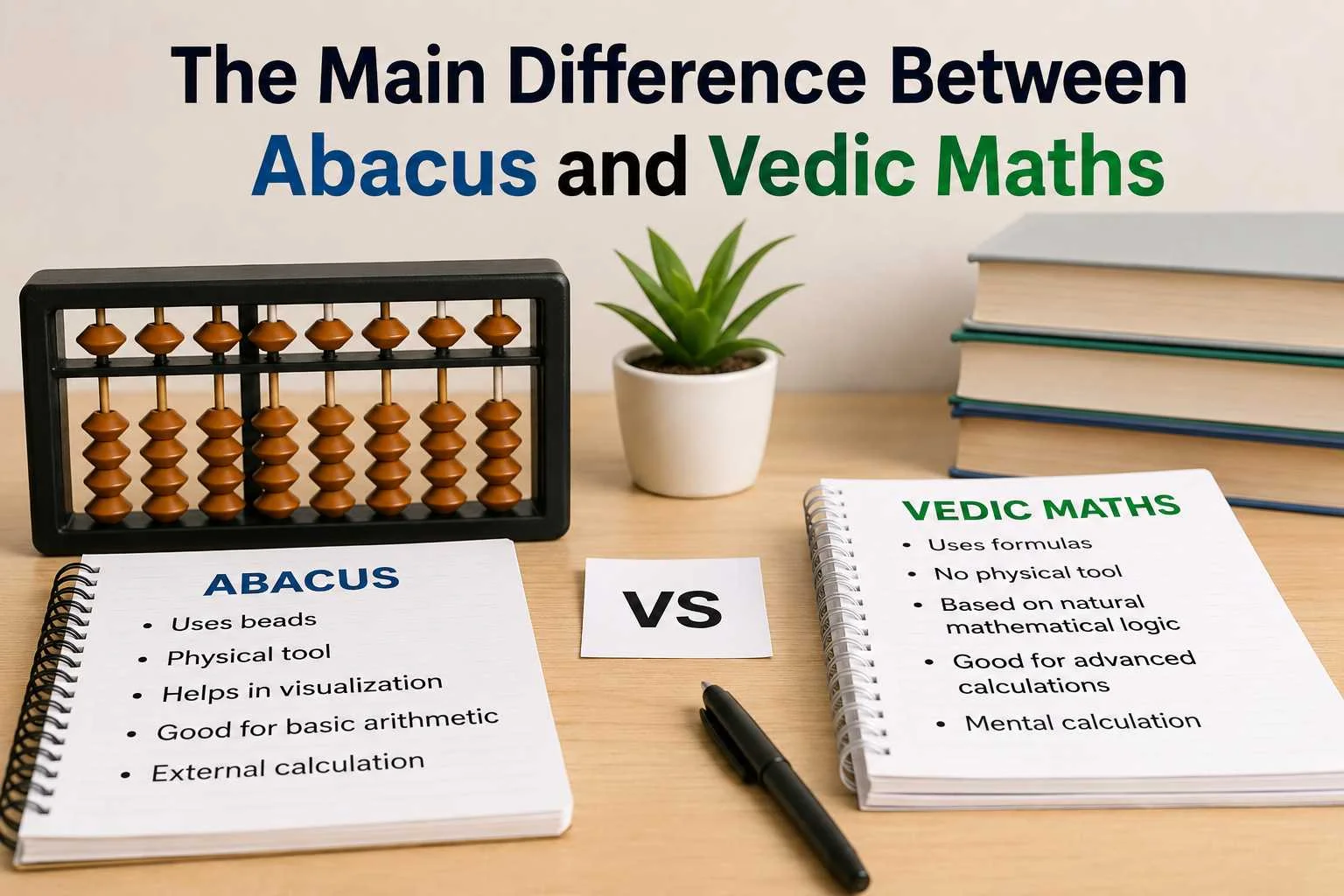 Difference between Abaucs & Vedic Maths